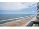 Expansive ocean view from a private balcony, overlooking the beach at 3855 S Atlantic Ave # 1503, Daytona Beach Shores, FL 32118