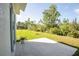 The backyard of this home offers outdoor enjoyment in a private setting at 3963 Willowbrook Dr, Edgewater, FL 32141