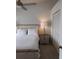 Cozy bedroom with neutral tones, ample closet space, and natural light offers comfort at 402 Bouchelle Dr # 205, New Smyrna Beach, FL 32169