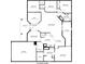 Detailed floor plan showcasing the layout, including bedrooms, bathrooms, kitchen, living room, and garage dimensions at 404 Central Mariners Dr, Edgewater, FL 32141