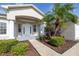 Beautiful home with a welcoming front entrance, landscaped garden, and well-manicured lawn at 404 Central Mariners Dr, Edgewater, FL 32141