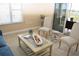 Cozy living area with stylish decor, comfortable furniture, and natural light at 426 Bouchelle Dr # 401, New Smyrna Beach, FL 32169