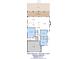 Floor plan showing 3 bedrooms, 2 bathrooms, a garage, and living spaces at 4323 S Atlantic Ave, Port Orange, FL 32127