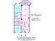 Detailed floor plan of a 2 bed/2 bath, 1,438 sq ft condo layout at 4670 Links Village Dr # D206, Ponce Inlet, FL 32127