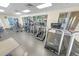 Well-equipped gym featuring treadmills and other exercise machines for a complete workout experience at 4670 Links Village Dr # D206, Ponce Inlet, FL 32127