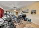 Bonus room offers a flexible space for a gym, entertainment area, or relaxation at 6860 Turtlemound Rd, New Smyrna Beach, FL 32169