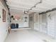 Spacious garage with ample storage, a generator, decor and direct access to the home at 805 E 15Th Ave, New Smyrna Beach, FL 32169