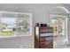 Bright bedroom showcasing a window with blinds, offering plenty of natural light at 90 Cunningham Dr, New Smyrna Beach, FL 32168