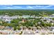Areal shot showing the property with its proximity to shopping and dining in a lush, green neighborhood at 1718 Maryland Ave, Ormond Beach, FL 32174