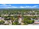 Areal shot showing the property with its proximity to shopping and dining in a lush, green neighborhood at 1718 Maryland Ave, Ormond Beach, FL 32174
