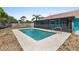 Inviting backyard pool, perfect for swimming and outdoor enjoyment at 1845 Willow Oak Dr, Edgewater, FL 32141