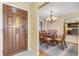 Inviting entryway leading to the dining and kitchen areas at 1905 S Riverside Dr, Edgewater, FL 32141