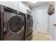 Spacious laundry room features modern appliances and ample storage, for easy laundry days at 2005 Country Club Dr, Port Orange, FL 32128