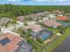 Beautiful homes with tile roofs and a screened in pool offer a luxurious Florida lifestyle at 254 Cappella Ct, New Smyrna Beach, FL 32168