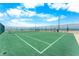 An amazing ocean view from the on-site tennis court for the building residents at 2625 S Atlantic Ave # 18Nw, Daytona Beach, FL 32118