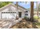 Lovely single-Gathering home features a modern front door and attached two-car garage at 2822 Brookline Ave, New Smyrna Beach, FL 32168