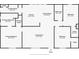 Floor plan showcasing the layout of bedrooms, bathrooms, and living spaces at 2917 Crockett Pt, Sanford, FL 32773