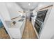 Well-maintained kitchen with white cabinets, appliances, and ample countertop space at 2961 Oceans Trce, Daytona Beach Shores, FL 32118