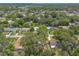A peaceful residential community with tree-lined streets and houses with pools at 3120 Mango Tree Dr, Edgewater, FL 32141
