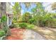 Lush backyard offering a private outdoor space at 3120 Mango Tree Dr, Edgewater, FL 32141