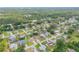Expansive aerial view of a residential area with tree-lined streets and well-maintained homes at 3222 Juniper Dr, Edgewater, FL 32141
