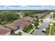 Neighborhood aerial view, highlighting the beautiful homes and community landscaping at 3378 Leonardo Ln, New Smyrna Beach, FL 32168