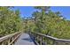 Inviting community walkway surrounded by lush trees leads to the residence at 4620 Riverwalk Village Ct # 7306, Ponce Inlet, FL 32127