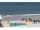 Amazing ocean view with a pool and sandy beach for relaxation and seaside fun at 4849 Saxon # C202, New Smyrna Beach, FL 32169