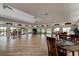 Bright clubhouse interior featuring expansive layout, stylish decor, and multiple seating areas at 488 Shorewood Ln, New Smyrna Beach, FL 32168