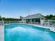 Community pool area, providing a refreshing and enjoyable amenity for residents to relax and socialize at 535 Coral Trace Blvd, Edgewater, FL 32132