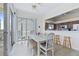 Dining area with views of the outside porch at 6320 S Atlantic Ave, New Smyrna Beach, FL 32169