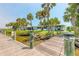 Waterfront view of charming cottages from the private boat dock and waterfront at 76 Heather Point Ct, New Smyrna Beach, FL 32169