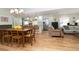 Bright, open floorplan seamlessly integrates kitchen, dining, and living spaces at 1327 Wayne Ave, New Smyrna Beach, FL 32168