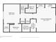 Layout of the second floor featuring bedrooms, bathrooms, closets, utility room, and stairs (down) at 140 Limewood Pl # C, Ormond Beach, FL 32174