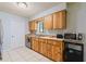 Bright kitchen featuring ample counter space and sleek appliances at 1723 Needle Palm Dr, Edgewater, FL 32132
