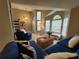 Bright living room with vaulted ceilings and modern furnishings at 1941 Spruce Creek Lndg, Port Orange, FL 32128