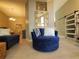 Open-concept living room features modern furnishings and dining area at 1941 Spruce Creek Lndg, Port Orange, FL 32128
