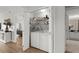 Convenient laundry area with a washer and dryer, maximizing space and efficiency at 2 Oceans West Blvd # 702, Daytona Beach, FL 32118