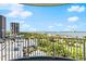 Stunning aerial view from the balcony overlooking a lush landscape and sparkling waters at 2 Oceans West Blvd # 702, Daytona Beach, FL 32118