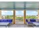 Inviting ocean-view patio with comfortable seating, perfect for relaxing and entertaining at 2101 Hill St, New Smyrna Beach, FL 32169