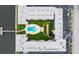 Top-down aerial showcases condo complex, pool, lush courtyard, parking, and waterfront access at 2711 N Halifax Ave # 372, Daytona Beach, FL 32118