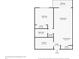 Detailed floor plan of the unit showing the layout of each room at 2711 N Halifax Ave # 372, Daytona Beach, FL 32118