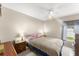 Comfortable bedroom with a ceiling fan and ample natural light at 3231 Bretton Woods Ter, Deltona, FL 32725