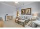 Cozy living room with soft seating, accent furniture, and tasteful decor at 423 S Atlantic Ave # 301, New Smyrna Beach, FL 32169