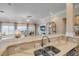 Bright open-concept living area with floor-to-ceiling windows providing gorgeous ocean views at 423 S Atlantic Ave # 301, New Smyrna Beach, FL 32169
