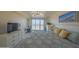 Bright bedroom features stylish decor and ocean views at 4575 S Atlantic Ave # 6203, Ponce Inlet, FL 32127