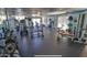 Well-equipped gym features weights, treadmills, elliptical machines, and other fitness equipment at 4575 S Atlantic Ave # 6203, Ponce Inlet, FL 32127