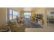 Bright living room featuring stylish decor and ocean views at 4575 S Atlantic Ave # 6203, Ponce Inlet, FL 32127