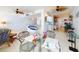 Inviting open living space connecting dining area and kitchen for easy gathering at 5201 S Atlantic Ave # 407A, New Smyrna Beach, FL 32169