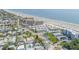 Aerial view of condo community located close to the beach, restaurants and shopping at 525 N Atlantic Ave # 39, New Smyrna Beach, FL 32169